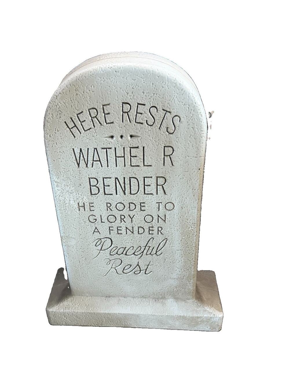 2025 Disney's The Haunted Mansion Wathel Bender Tombstone Blow Mold 2’ Foot Prop